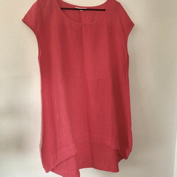 bryn Walker Tunic linen Top - Picture 3 of 11